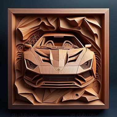 3D model Lamborghini Pregunta (STL)